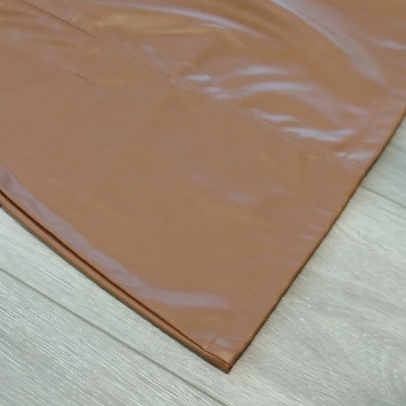 SHEIN Tan A-Line Mini Skirt for Casual Wear - Picture 3 of 8